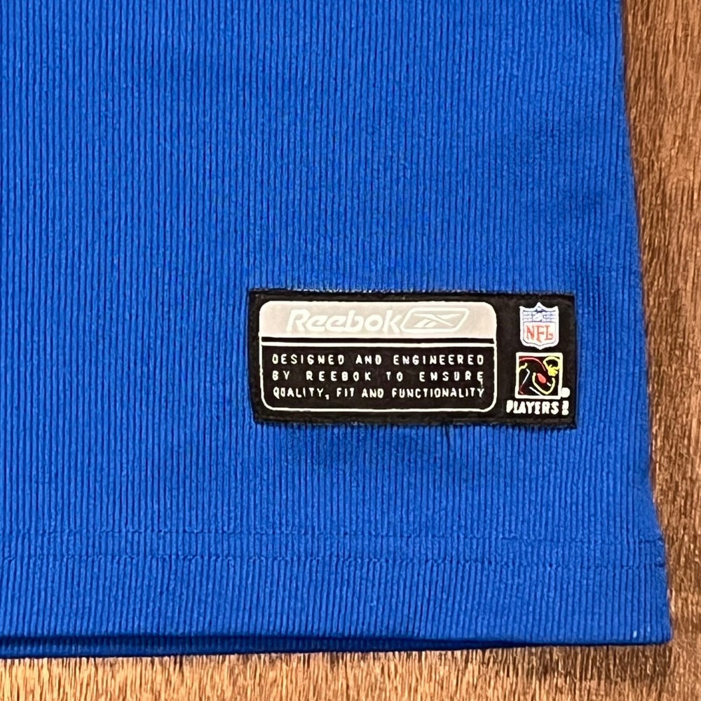 Reebok NFL New York Giants Tiki Barber 21 Jersey Blue XL R702W 06 - Picture 5 of 12